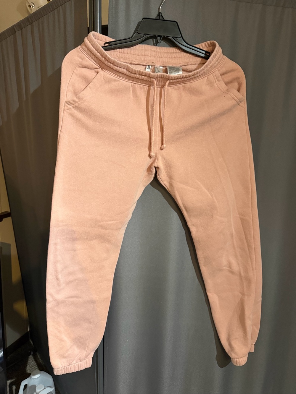 H&M Blush Pink Joggers with Drawstring